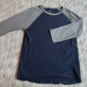american eagle baseball tee